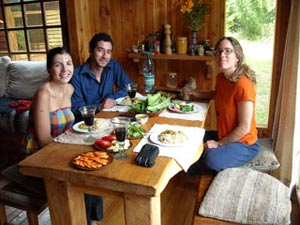 dinner with friends